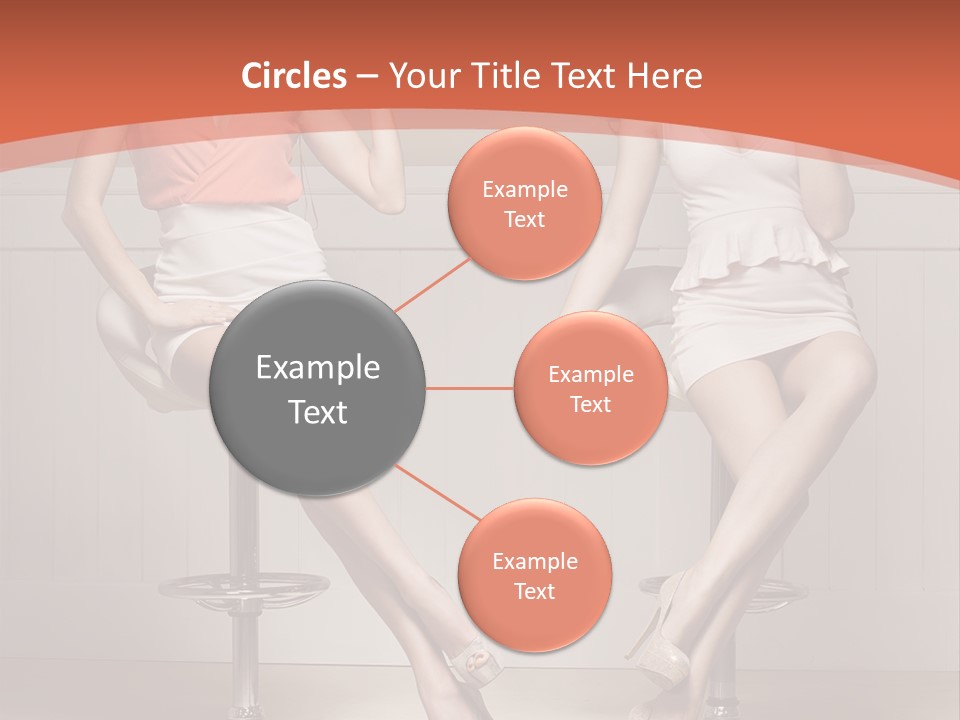 Two Young Ladies Doing Make Up PowerPoint Template