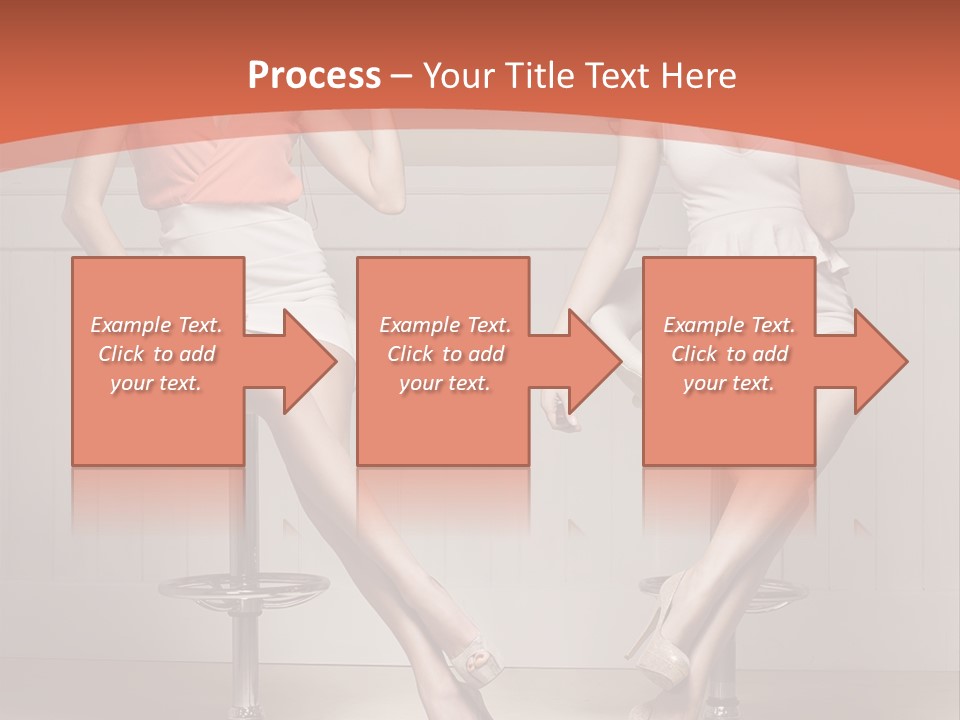 Two Young Ladies Doing Make Up PowerPoint Template