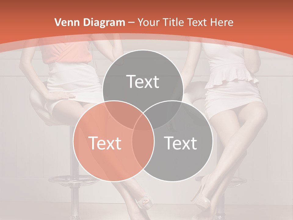 Two Young Ladies Doing Make Up PowerPoint Template