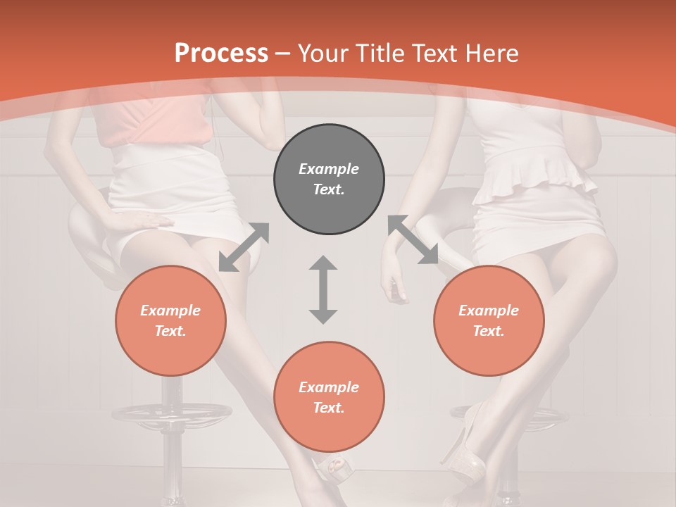 Two Young Ladies Doing Make Up PowerPoint Template