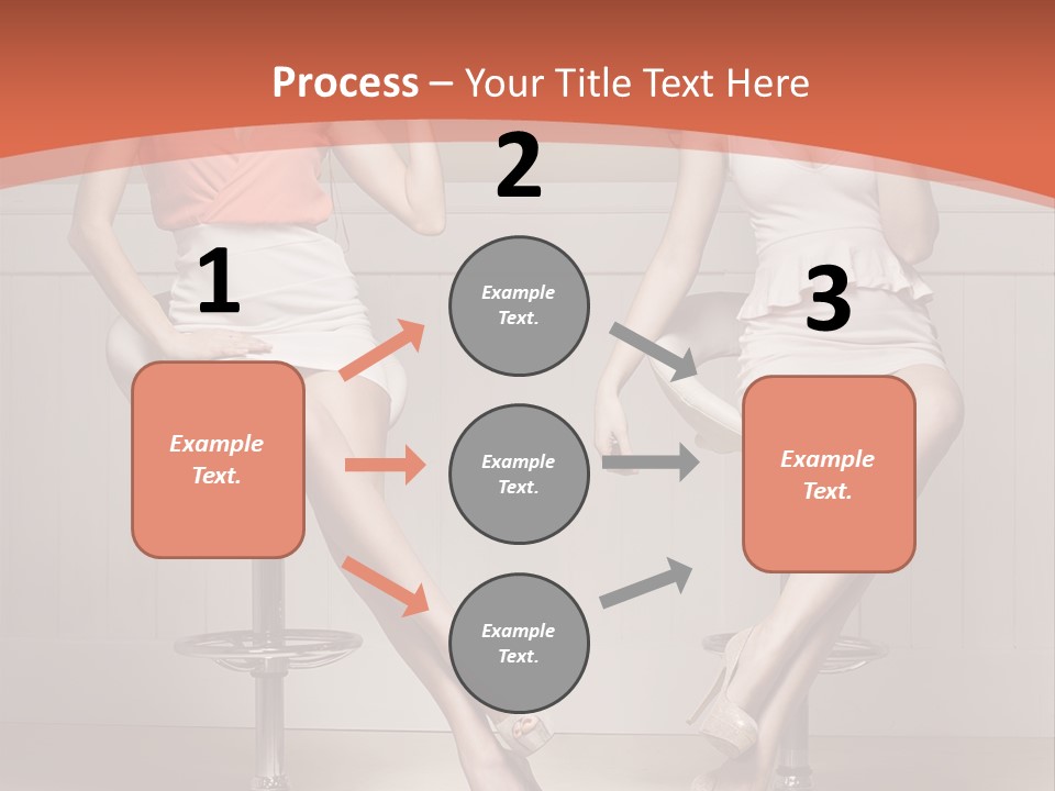 Two Young Ladies Doing Make Up PowerPoint Template