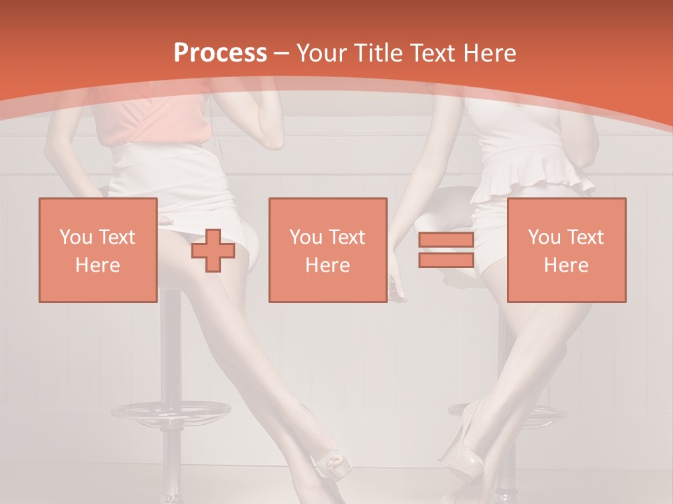 Two Young Ladies Doing Make Up PowerPoint Template