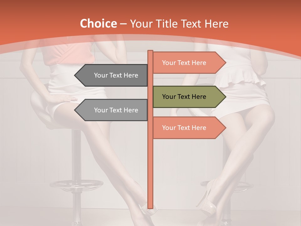 Two Young Ladies Doing Make Up PowerPoint Template