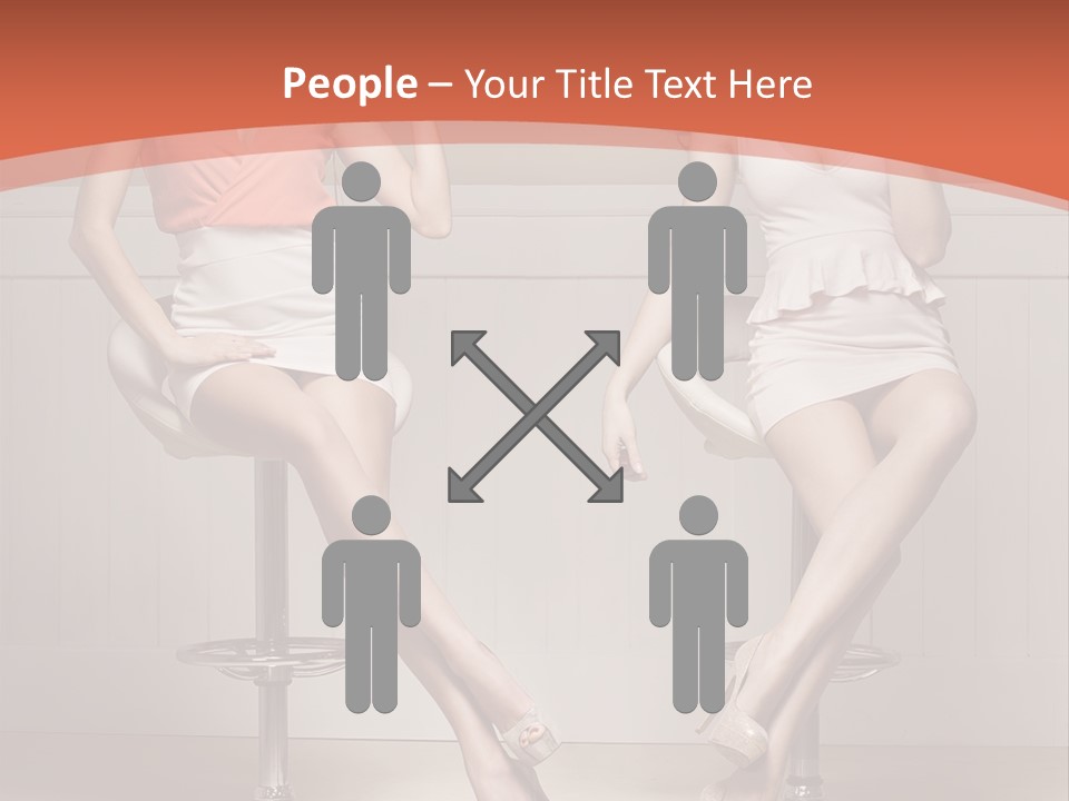 Two Young Ladies Doing Make Up PowerPoint Template