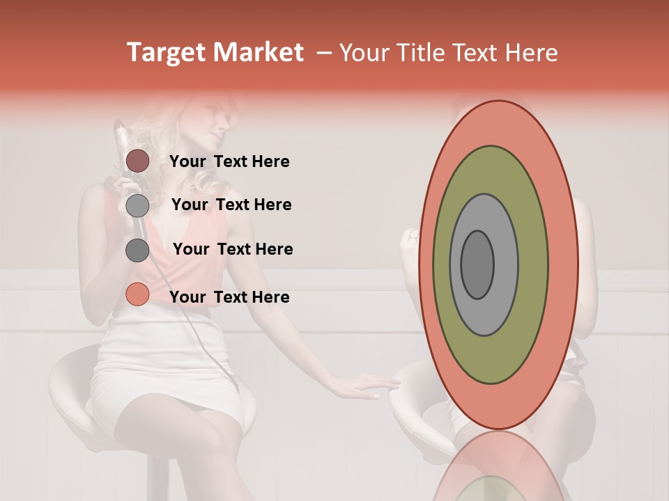 Two Distinguished Girlfriends During Preparing To The Party PowerPoint Template