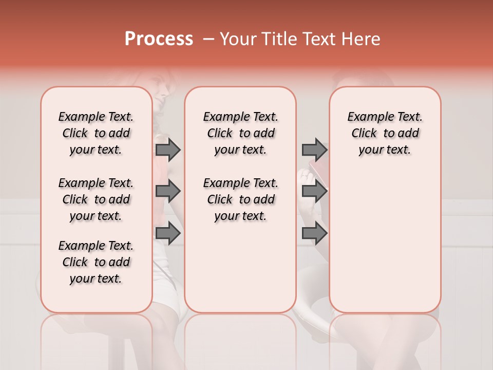 Two Distinguished Girlfriends During Preparing To The Party PowerPoint Template