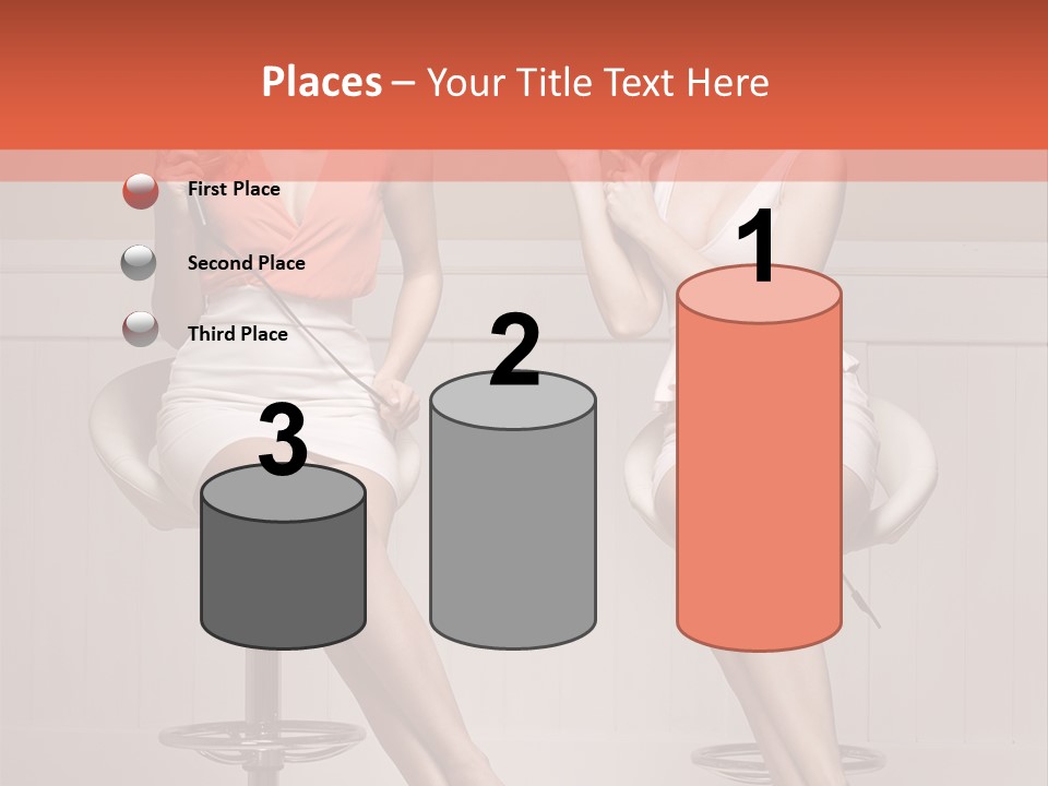 Two Young Ladies Taking Care Of Their Hair PowerPoint Template