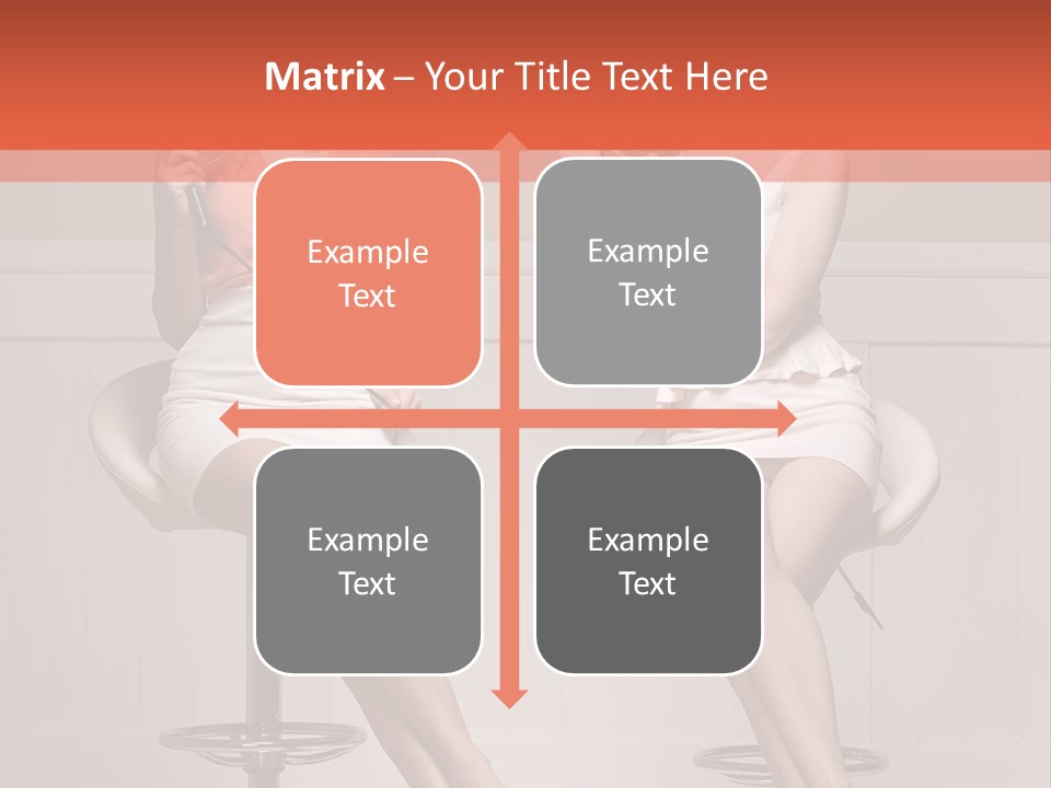 Two Young Ladies Taking Care Of Their Hair PowerPoint Template