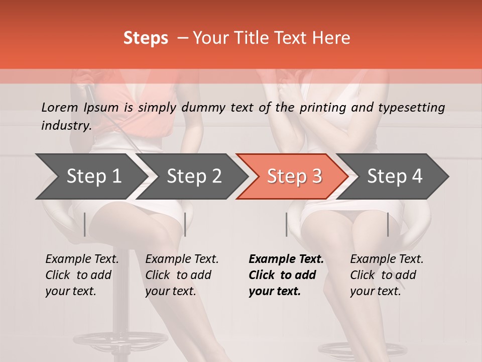 Two Young Ladies Taking Care Of Their Hair PowerPoint Template