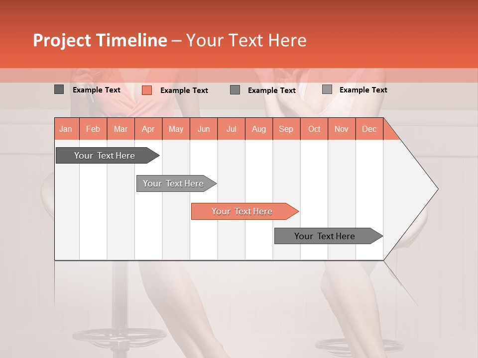 Two Young Ladies Taking Care Of Their Hair PowerPoint Template