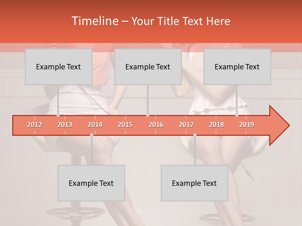 Two Young Ladies Taking Care Of Their Hair PowerPoint Template