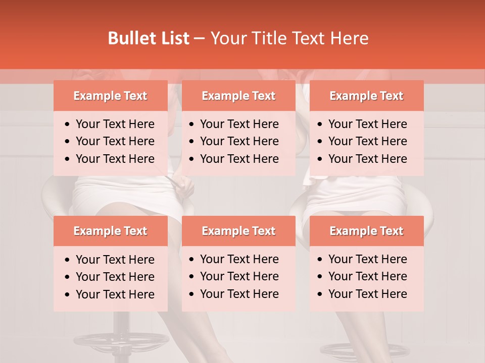 Two Young Ladies Taking Care Of Their Hair PowerPoint Template