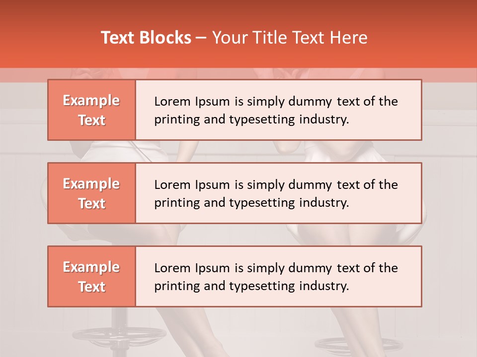 Two Young Ladies Taking Care Of Their Hair PowerPoint Template