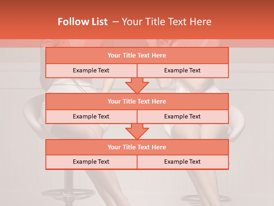 Two Young Ladies Taking Care Of Their Hair PowerPoint Template