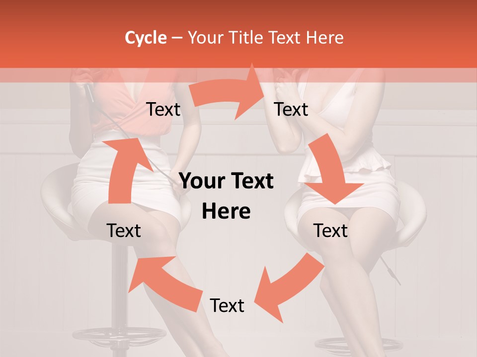 Two Young Ladies Taking Care Of Their Hair PowerPoint Template