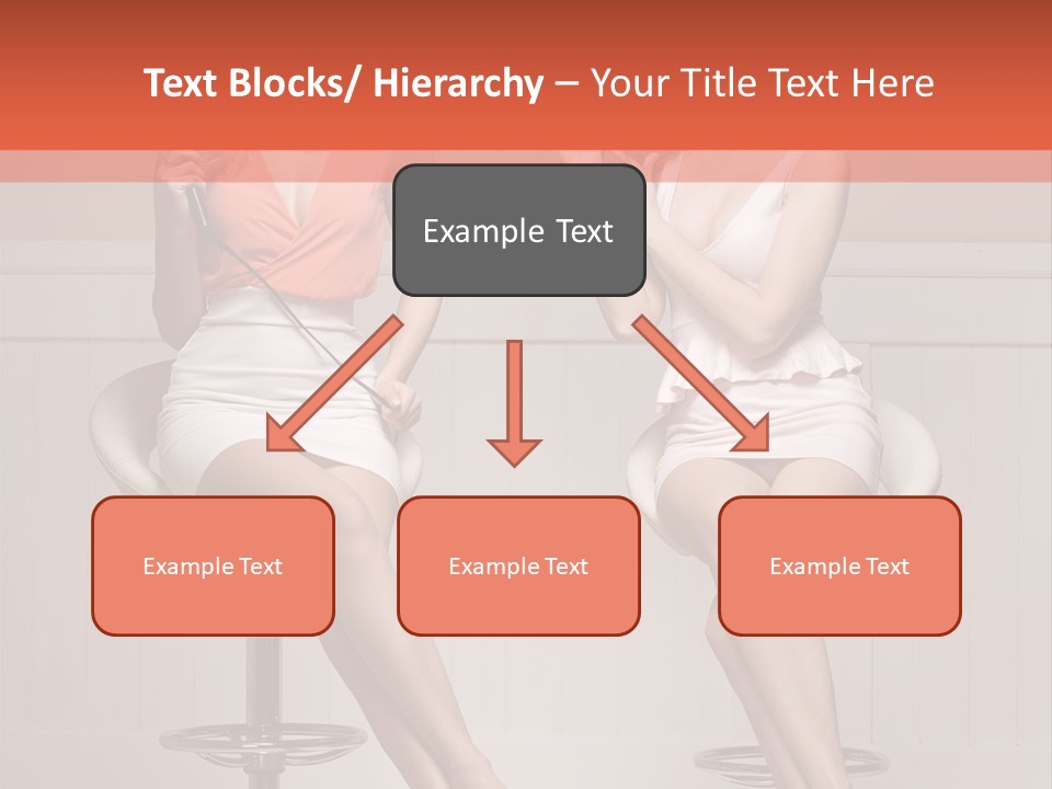 Two Young Ladies Taking Care Of Their Hair PowerPoint Template