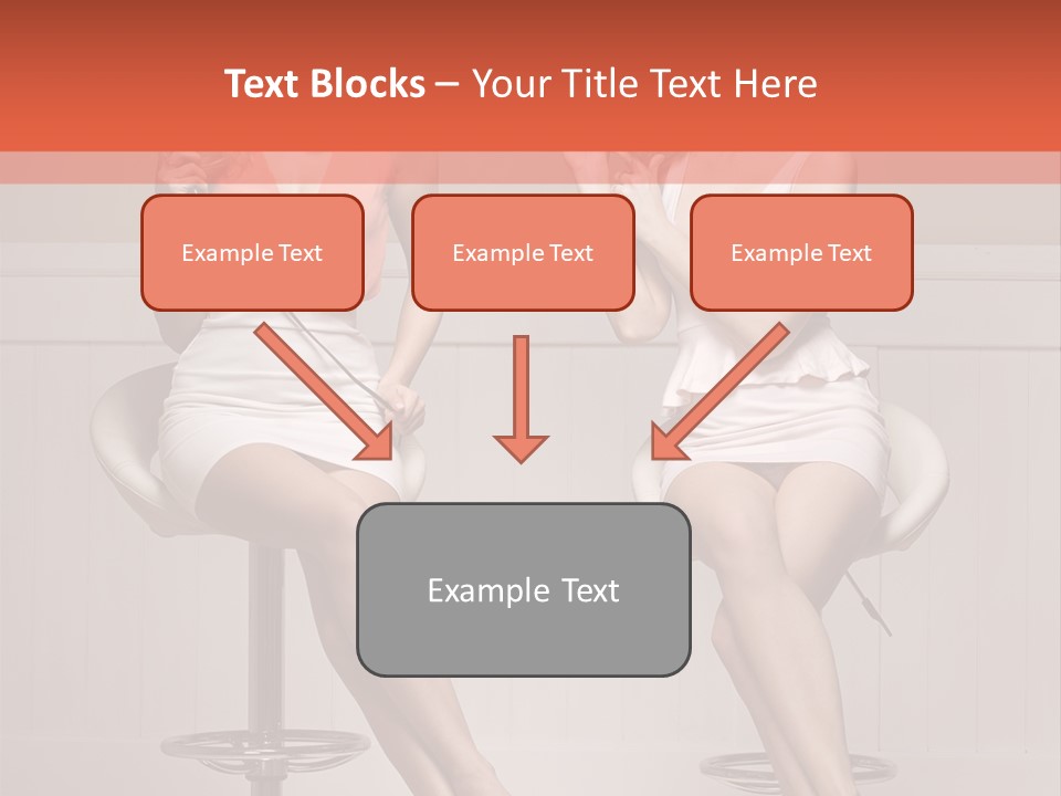 Two Young Ladies Taking Care Of Their Hair PowerPoint Template