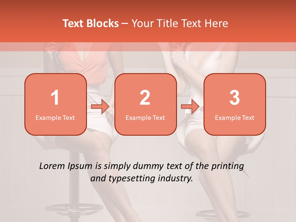 Two Young Ladies Taking Care Of Their Hair PowerPoint Template