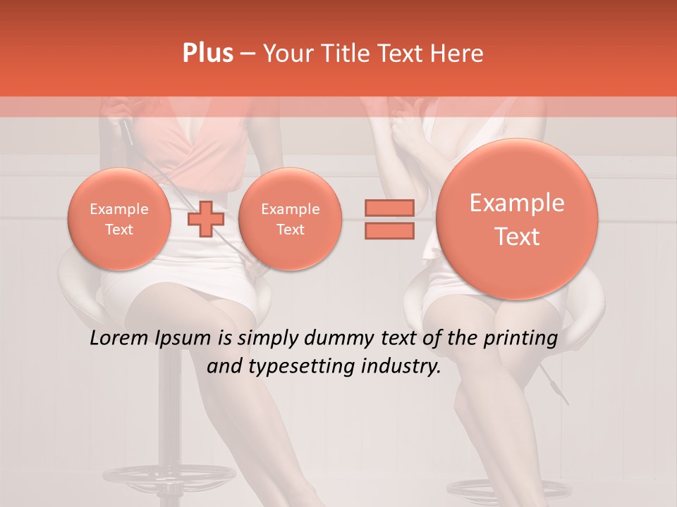 Two Young Ladies Taking Care Of Their Hair PowerPoint Template