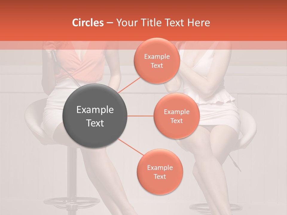 Two Young Ladies Taking Care Of Their Hair PowerPoint Template