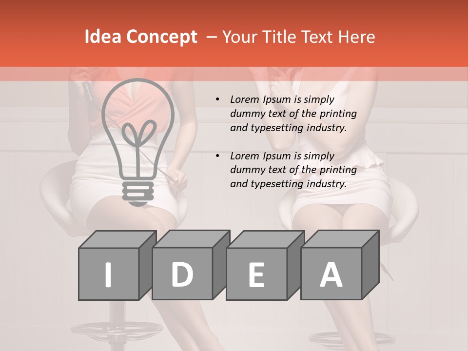 Two Young Ladies Taking Care Of Their Hair PowerPoint Template