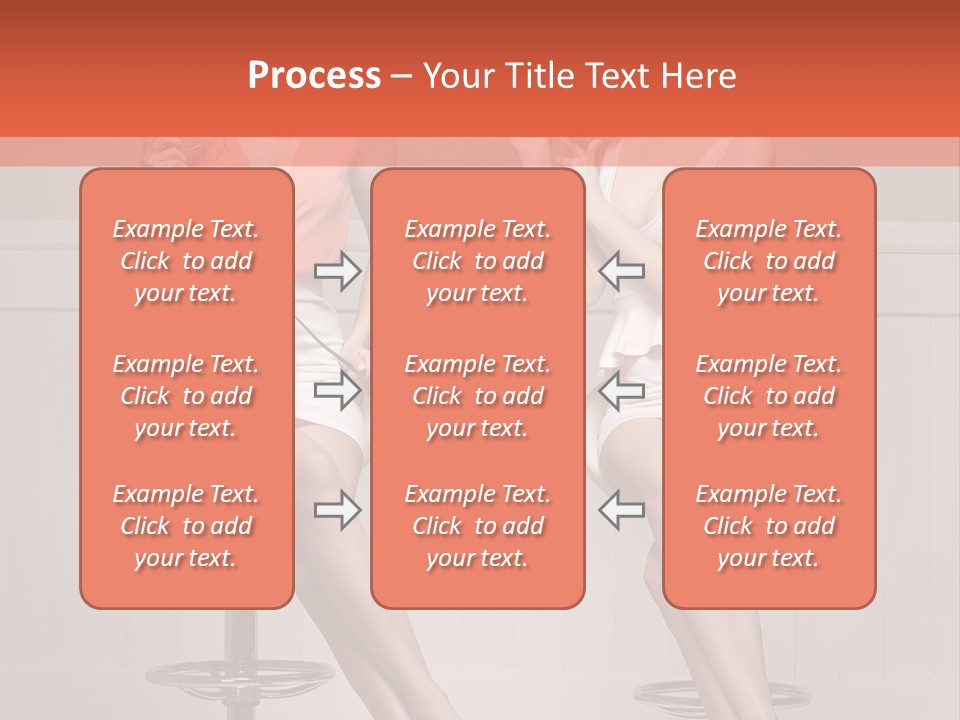 Two Young Ladies Taking Care Of Their Hair PowerPoint Template