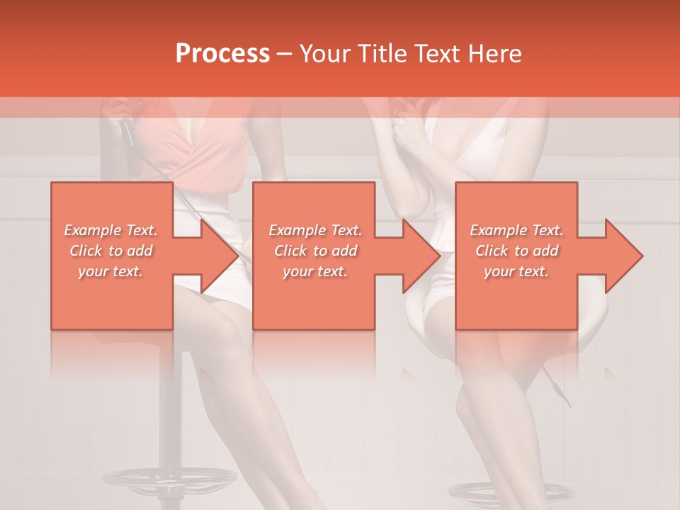 Two Young Ladies Taking Care Of Their Hair PowerPoint Template