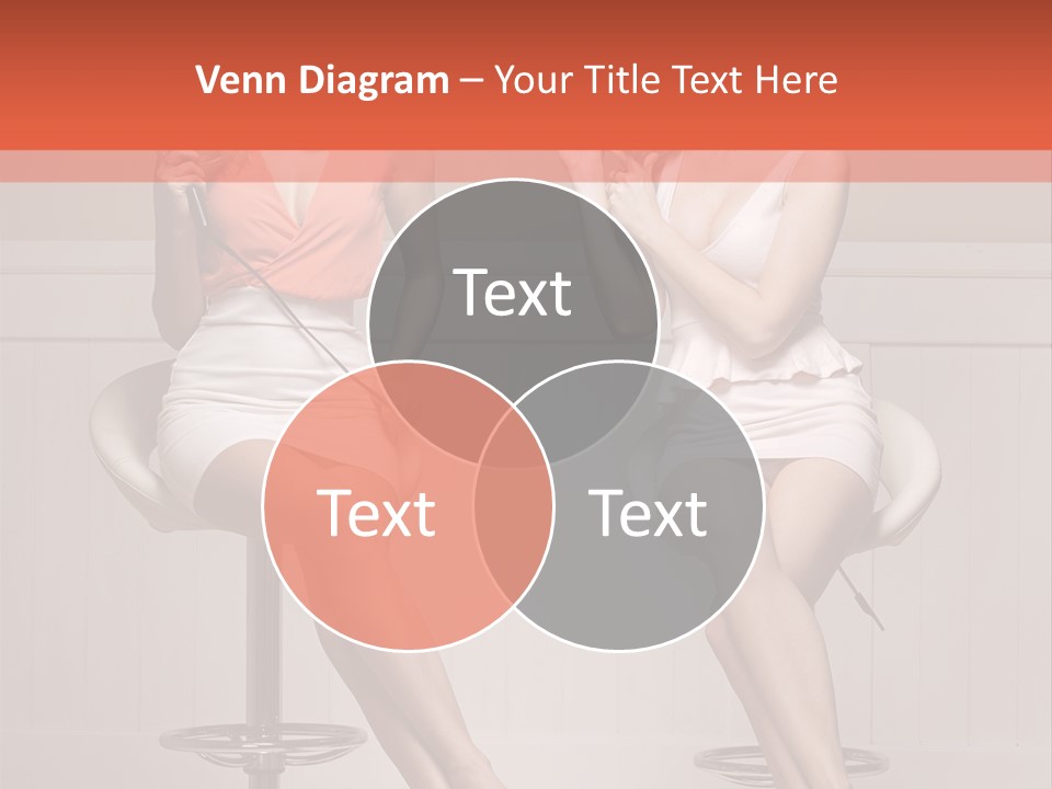 Two Young Ladies Taking Care Of Their Hair PowerPoint Template