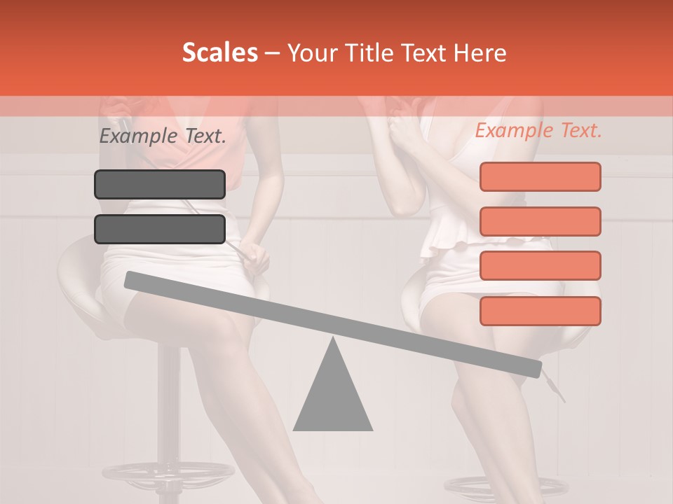 Two Young Ladies Taking Care Of Their Hair PowerPoint Template