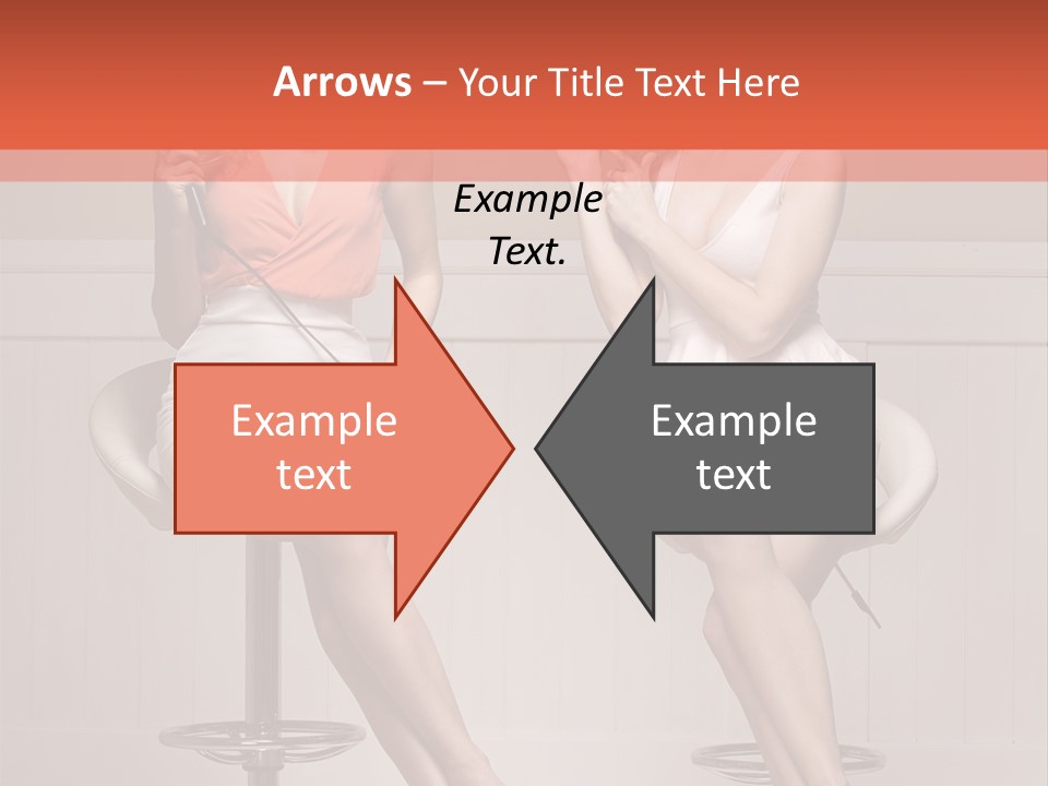 Two Young Ladies Taking Care Of Their Hair PowerPoint Template