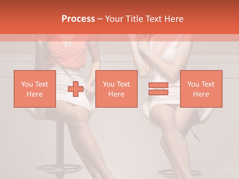Two Young Ladies Taking Care Of Their Hair PowerPoint Template