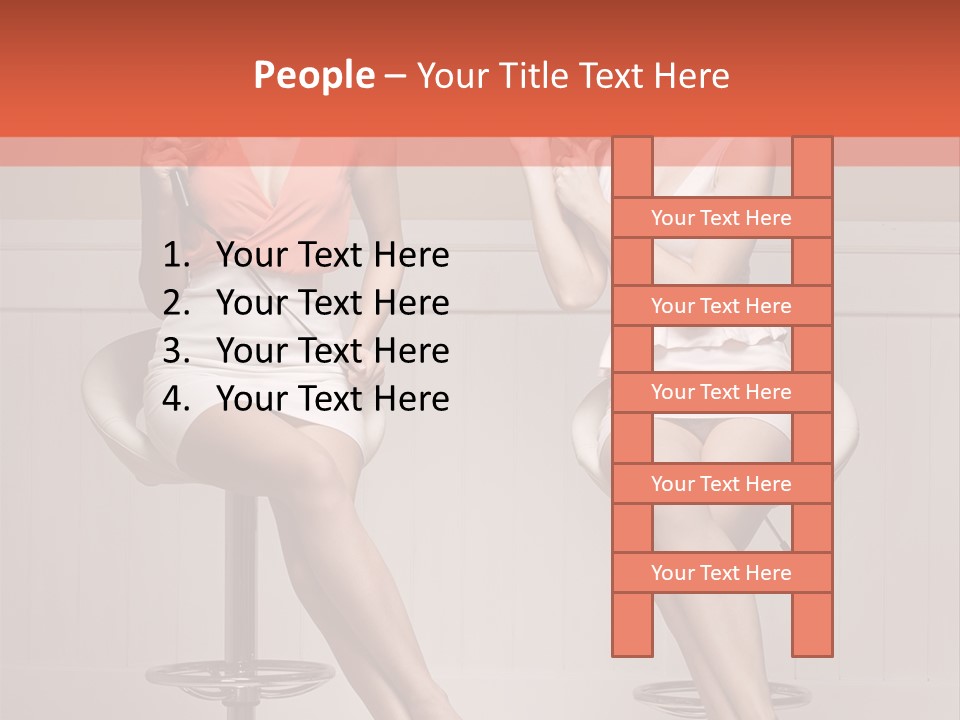 Two Young Ladies Taking Care Of Their Hair PowerPoint Template