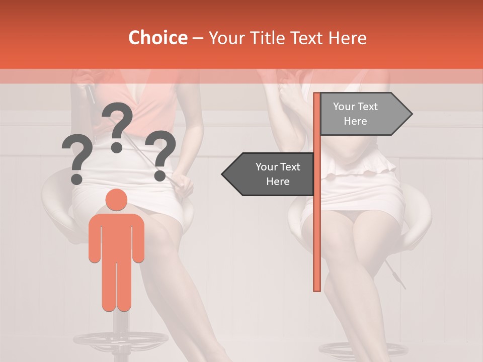 Two Young Ladies Taking Care Of Their Hair PowerPoint Template