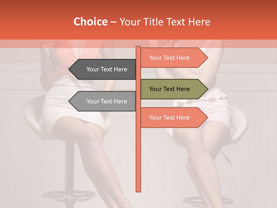 Two Young Ladies Taking Care Of Their Hair PowerPoint Template