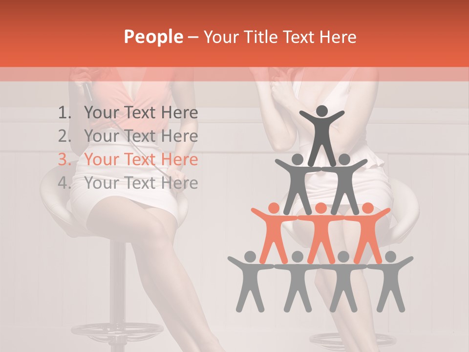 Two Young Ladies Taking Care Of Their Hair PowerPoint Template