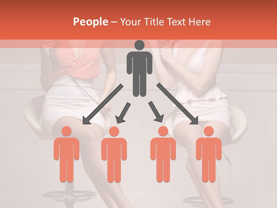 Two Young Ladies Taking Care Of Their Hair PowerPoint Template