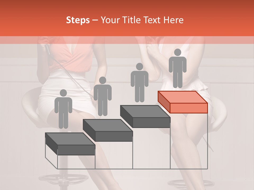 Two Young Ladies Taking Care Of Their Hair PowerPoint Template