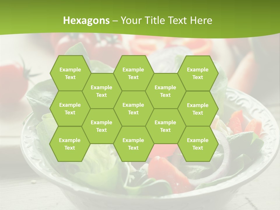 Fresh Mixed Vegetable Salad PowerPoint Template