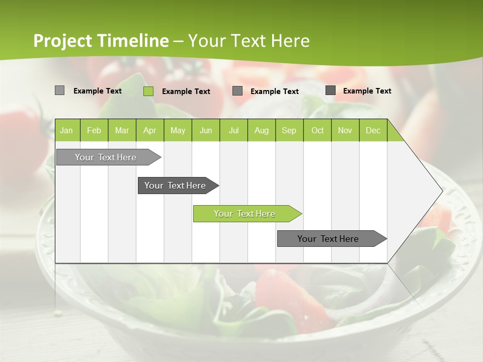 Fresh Mixed Vegetable Salad PowerPoint Template