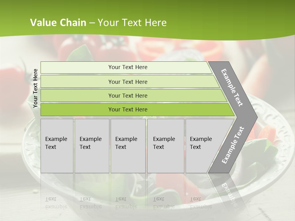 Fresh Mixed Vegetable Salad PowerPoint Template