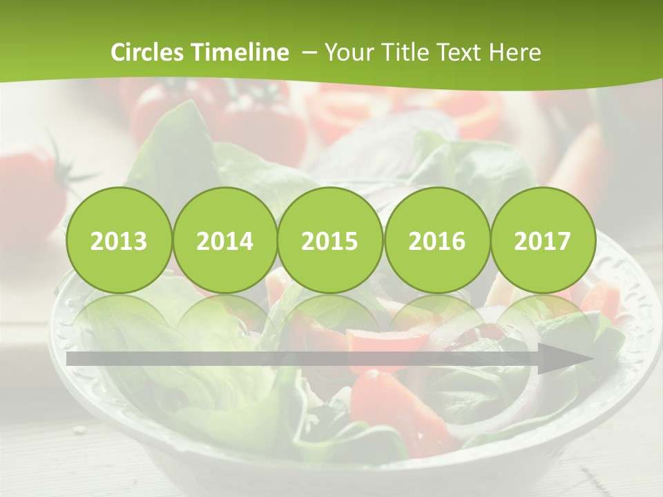 Fresh Mixed Vegetable Salad PowerPoint Template