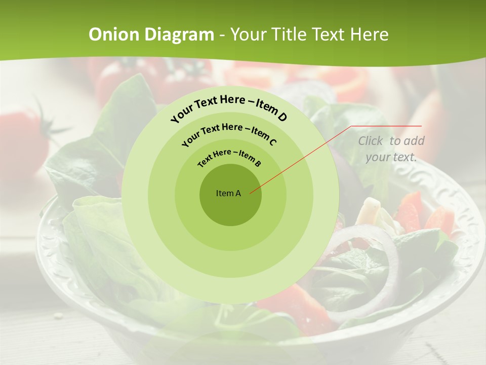 Fresh Mixed Vegetable Salad PowerPoint Template