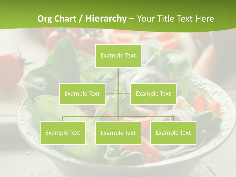 Fresh Mixed Vegetable Salad PowerPoint Template