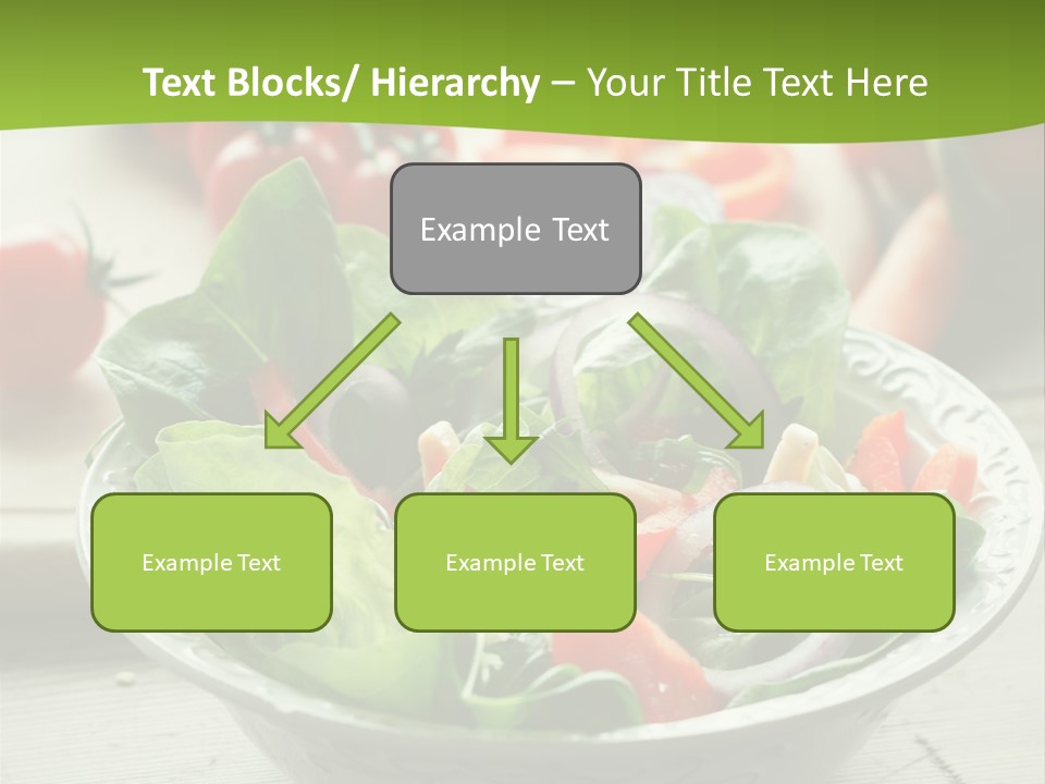 Fresh Mixed Vegetable Salad PowerPoint Template