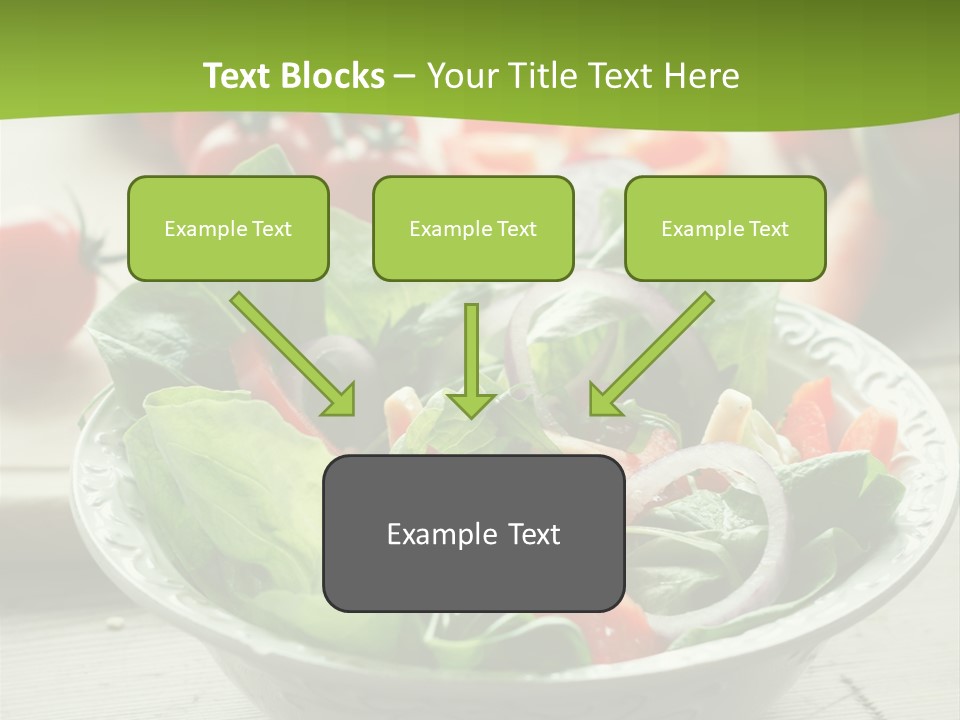 Fresh Mixed Vegetable Salad PowerPoint Template