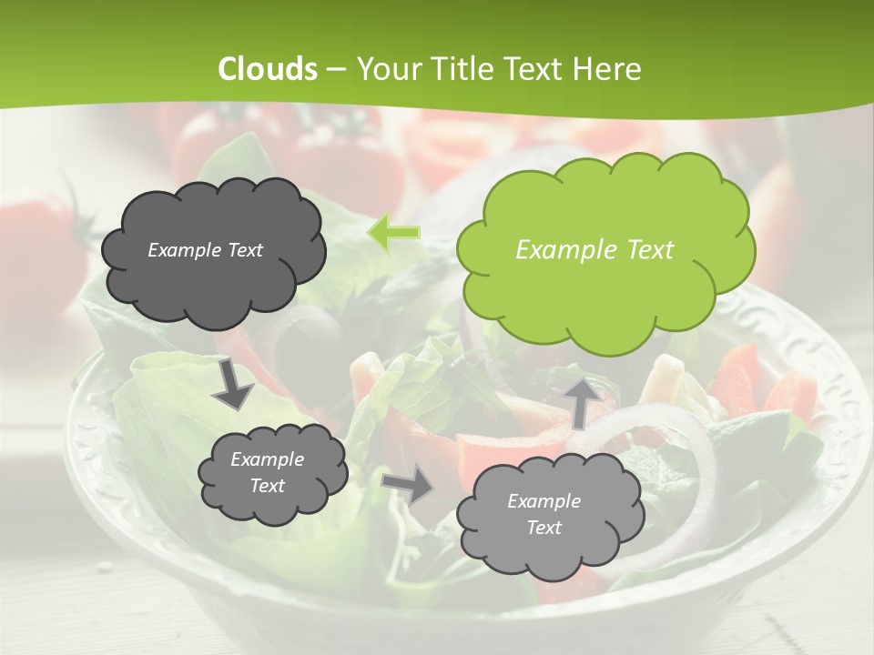 Fresh Mixed Vegetable Salad PowerPoint Template