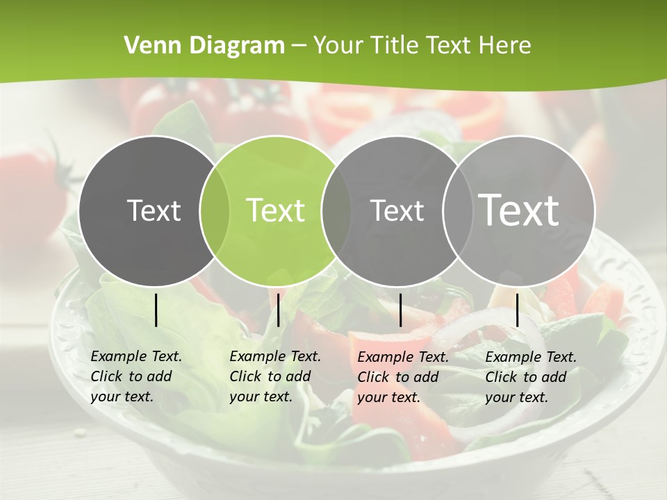 Fresh Mixed Vegetable Salad PowerPoint Template
