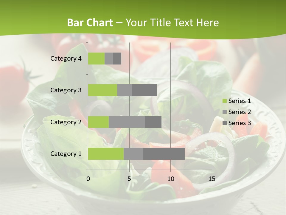 Fresh Mixed Vegetable Salad PowerPoint Template