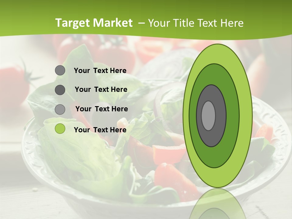 Fresh Mixed Vegetable Salad PowerPoint Template