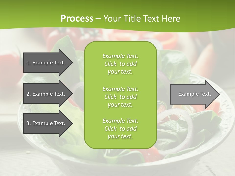 Fresh Mixed Vegetable Salad PowerPoint Template